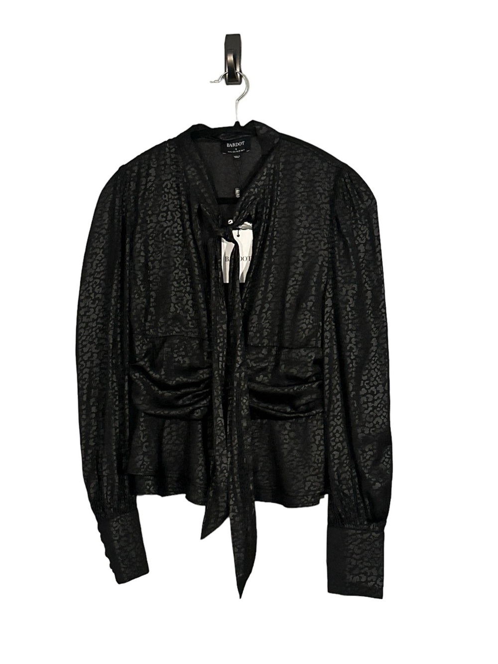 Bardot Tie Neck Blouse